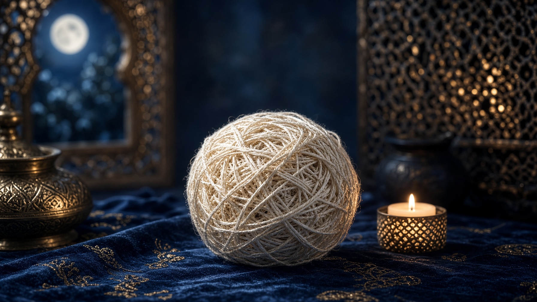 خيوط متشابكة ترمز إلى تعقيد الحالات