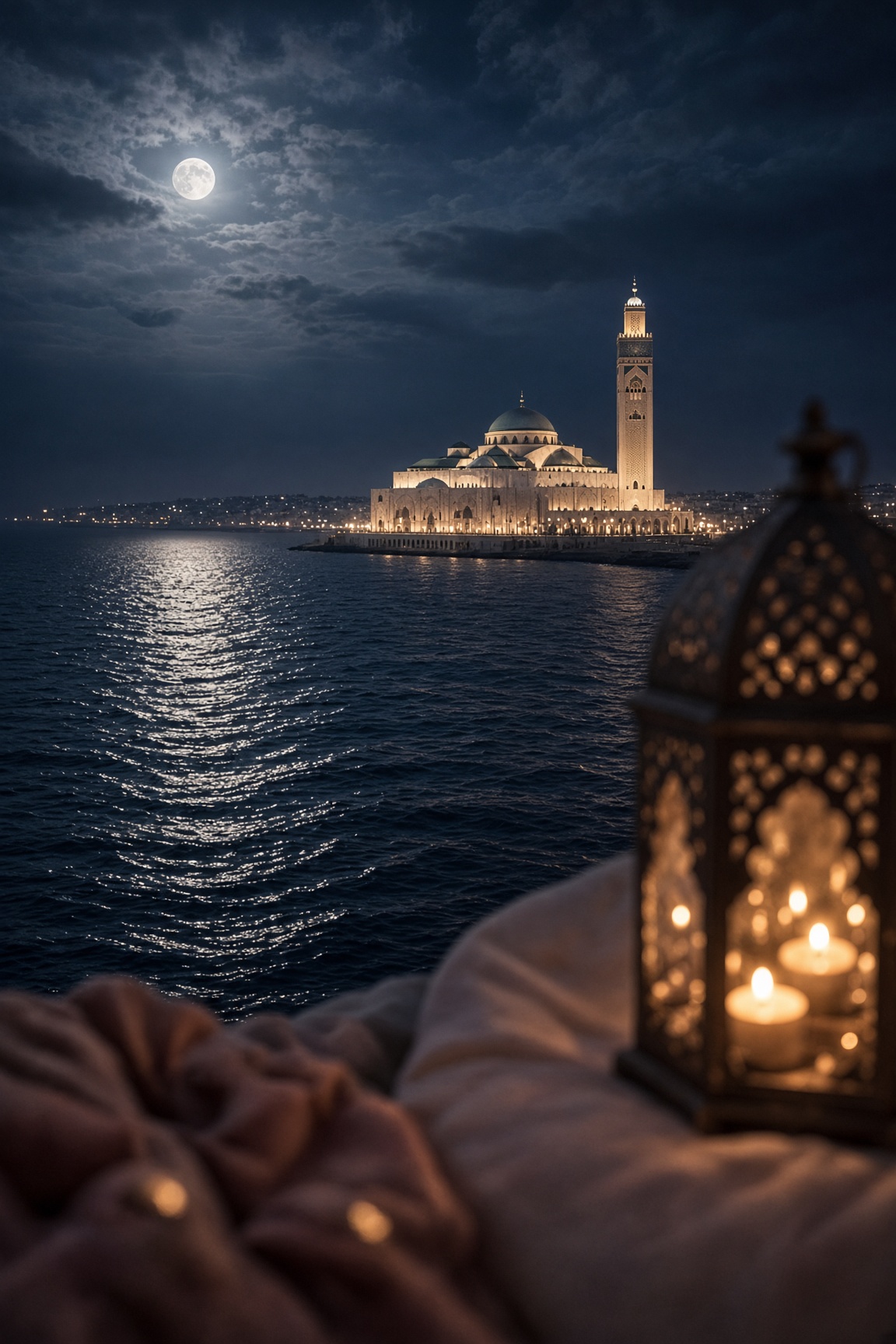 مشهد عمودي من الدار البيضاء