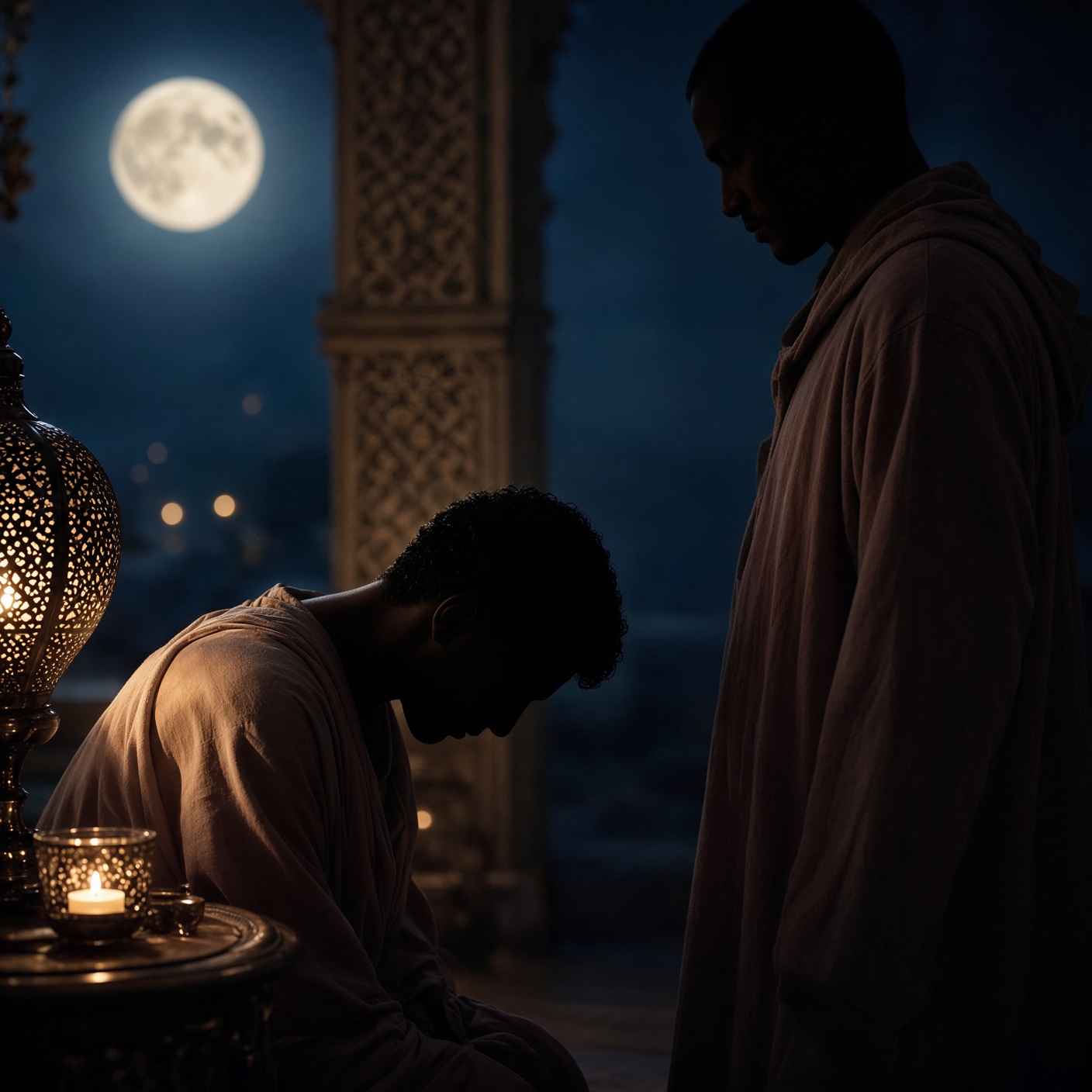 فناء مغربي ليلي من أجواء ديوان أم ليلى