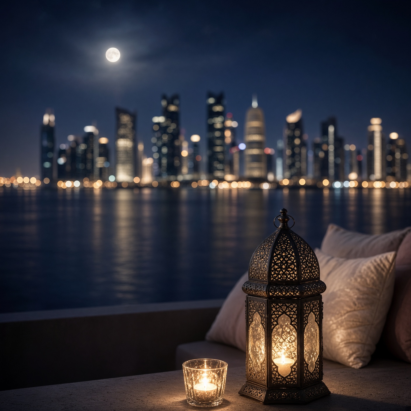 ضوء دافئ في مشهد من مسارات العمل